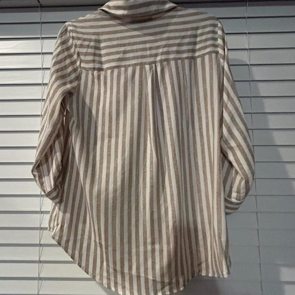 Striped Button-Up Shirt - Picture 3 of 3